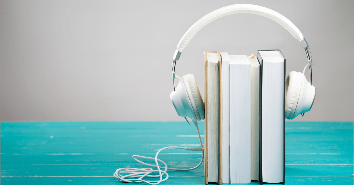 Criar conteúdo - Audiobooks são as transcrições de um livro qualquer narradas