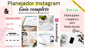 Planejador para redes sociais + Guia Completo + Download instantâneo