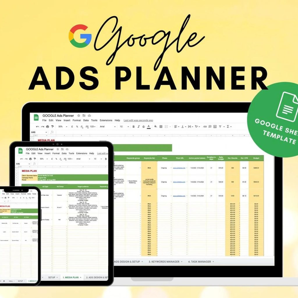 Google ads planner